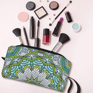 Makeup Bag, Bohemia Mandala Pattern Cosmetic Bag Travel Waterproof Toiletry Bag
